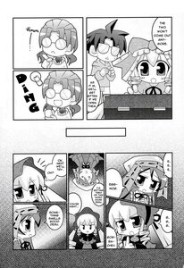 Rating: Safe Score: 0 Tags: 1boy chibi comic doujinshi doujinshi_#109 dress glasses greyscale image monochrome multiple multiple_girls User: admin