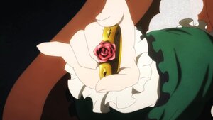 Rating: Safe Score: 0 Tags: 1girl bat_wings flower hat image red_flower red_rose ribbon rose solo suiseiseki wings User: admin