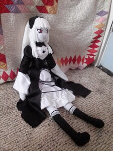 Rating: Safe Score: 0 Tags: 1girl black_legwear boots doll long_hair midriff navel photo red_eyes skirt smile solo suigintou thighhighs white_hair white_skin zettai_ryouiki User: admin