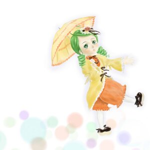 Rating: Safe Score: 0 Tags: 1girl animal bird cat checkered checkered_floor drill_hair green_eyes green_hair holding_umbrella image kanaria pantyhose parasol solo striped twin_drills umbrella User: admin