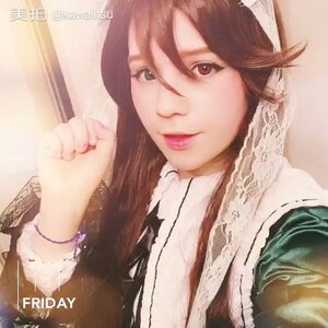 Rating: Safe Score: 0 Tags: 1girl artist_name brown_hair fur_trim lips long_hair solo suiseiseki watermark User: admin