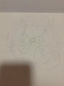 Rating: Safe Score: 0 Tags: 1girl dress flower frills image long_hair monochrome photo rose shinku sketch solo traditional_media User: admin