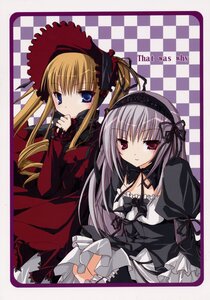 Rating: Safe Score: 0 Tags: 2girls argyle argyle_background argyle_legwear blonde_hair blue_eyes bonnet bow checkered checkered_background checkered_floor chess_piece dress frills hairband image lolita_fashion long_hair long_sleeves looking_at_viewer multiple_girls pair perspective ribbon shinku silver_hair suigintou tile_floor tiles User: admin