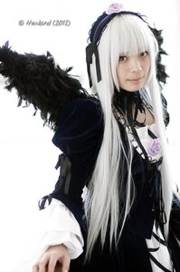 Rating: Safe Score: 0 Tags: 1girl bangs closed_mouth flower gothic_lolita hairband lips lolita_fashion long_hair long_sleeves looking_at_viewer ribbon rose simple_background solo suigintou upper_body white_background white_hair wings User: admin