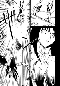 Rating: Safe Score: 0 Tags: 2girls comic doujinshi doujinshi_#13 fujiwara_no_mokou greyscale image injury long_hair maid_headdress monochrome multiple multiple_girls torn_clothes User: admin
