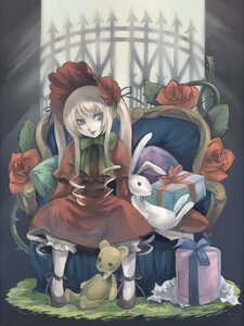 Rating: Safe Score: 0 Tags: 1girl blonde_hair blue_eyes bow box dress flower gift gift_box hat image long_hair red_dress red_flower red_rose rose shinku sitting solo stuffed_animal teddy_bear User: admin