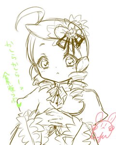 Rating: Safe Score: 0 Tags: 1girl ahoge blush drill_hair flower hair_ornament image kanaria monochrome solo striped tomoe_mami twin_drills vertical_stripes User: admin