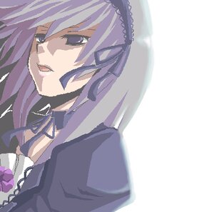 Rating: Safe Score: 0 Tags: 1girl choker image lolita_hairband long_hair purple_eyes purple_hair simple_background solo suigintou white_background User: admin