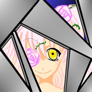 Rating: Safe Score: 0 Tags: 1girl image kirakishou long_hair smile solo tattoo yellow_eyes User: admin