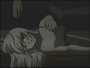 Rating: Safe Score: 0 Tags: 1boy 1girl dark dress image letterboxed long_hair looking_at_viewer monochrome solo strap_slip suigintou upper_body User: admin