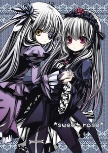 Rating: Safe Score: 0 Tags: 2girls bad_id bad_pixiv_id barasuishou dress eyepatch flower frills hairband holding_hands image interlocked_fingers lolita_fashion long_hair long_sleeves looking_at_viewer moru multiple_girls pair ribbon rose rozen_maiden suigintou User: admin