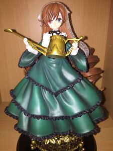 Rating: Safe Score: 0 Tags: 1girl blue_eyes brown_background brown_hair doll dress frills full_body green_dress heterochromia lolita_fashion long_hair long_sleeves red_eyes solo standing suiseiseki very_long_hair User: admin