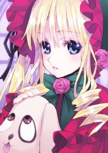 Rating: Safe Score: 0 Tags: 1girl bad_id bad_pixiv_id blonde_hair blue_eyes blurry blush bonnet bow depth_of_field dress drill_hair flower frills highres image kunkun long_hair long_sleeves looking_at_viewer matsuryuu photoshop_(medium) pink_flower pink_rose rose rozen_maiden shinku solo stuffed_animal stuffed_dog twin_drills twintails User: admin