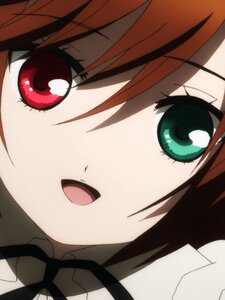 Rating: Safe Score: 0 Tags: 1 1girl :d blush close-up eyebrows_visible_through_hair face hair_between_eyes image looking_at_viewer open_mouth red_eyes simple_background smile solo suiseiseki white_background User: admin