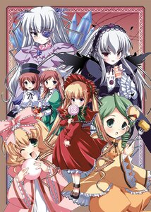 Rating: Safe Score: 0 Tags: 6+girls barasuishou blonde_hair blue_eyes blush bow brown_hair candy dress drill_hair eyepatch food frills green_eyes green_hair hairband hina_ichigo image kanaria lactic_acid_bacteria lollipop long_hair long_sleeves multiple multiple_girls one_eye_closed pink_bow pumpkin rozen_maiden shinku shinshin siblings silver_hair sisters souseiseki suigintou suiseiseki swirl_lollipop tagme twins twintails very_long_hair wings yakult User: admin