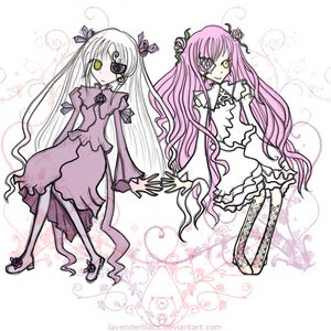 Rating: Safe Score: 0 Tags: 2girls barasuishou boots bow dress eyepatch flower frills hair_flower high_heels image kirakishou long_hair multiple_girls pair pink_hair pink_rose ribbon rose shoes smile thorns very_long_hair vines white_dress white_rose yellow_eyes User: admin