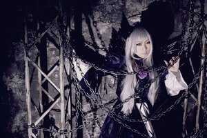 Rating: Safe Score: 0 Tags: 1boy anchor beads bound broken broken_chain chain chain_necklace chained collar cuffs flail gold_chain handcuffs long_hair looking_at_viewer pocket_watch restrained shackles sickle slave solo suigintou swing white_hair User: admin