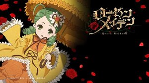 Rating: Safe Score: 0 Tags: 1girl :o copyright_name dress drill_hair flower frills green_eyes green_hair image kanaria long_sleeves petals red_flower red_rose rose rose_petals solo twin_drills User: admin