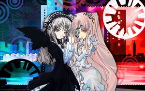Rating: Safe Score: 0 Tags: 2girls black_dress dress flower frills hairband holding_hands image kirakishou lolita_hairband long_hair long_sleeves looking_at_viewer multiple_girls pair pink_eyes pink_hair red_eyes silver_hair suigintou very_long_hair wings User: admin
