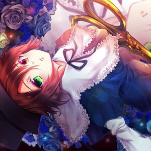 Rating: Safe Score: 0 Tags: black_rose blue_flower blue_rose capelet flower frills green_eyes hat heterochromia image lolita_fashion looking_back pink_rose purple_flower purple_rose red_eyes red_flower red_rose ribbon rose short_hair solo souseiseki suiseiseki thorns white_rose yellow_rose User: admin