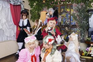 Rating: Safe Score: 0 Tags: 6+girls blonde_hair brown_hair closed_eyes curtains dress flower hair_ornament hat long_hair multiple_boys multiple_cosplay multiple_girls siblings tagme white_hair User: admin