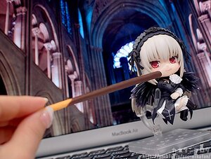 Rating: Safe Score: 0 Tags: 1girl building chibi city doll dress frills hairband long_hair long_sleeves photo red_eyes ribbon rose silver_hair solo solo_focus suigintou wings User: admin