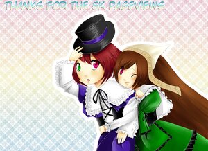 Rating: Safe Score: 0 Tags: 2girls brown_hair dress frills green_dress green_eyes hat heterochromia image long_sleeves multiple_girls pair red_eyes short_hair siblings sisters souseiseki suiseiseki top_hat twins User: admin