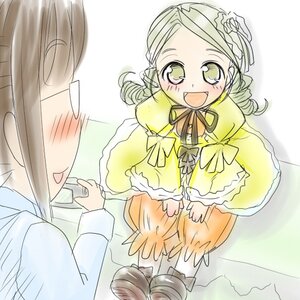 Rating: Safe Score: 0 Tags: 1girl :d blonde_hair blush dress drill_hair green_eyes hina_ichigo image kanaria long_sleeves open_mouth ribbon smile solo standing yellow_dress User: admin