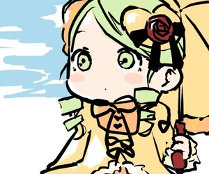 Rating: Safe Score: 0 Tags: 1girl artist_request blush bow bowtie drill_hair expressionless face flower green_eyes green_hair hair_ornament heart heart_hair_ornament image kanaria long_sleeves red_flower red_rose rose rozen_maiden short_hair sidelocks solo twin_drills umbrella upper_body User: admin