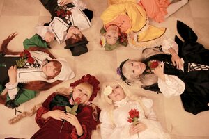 Rating: Safe Score: 0 Tags: 91076 blonde_hair bow brown_hair dress flower food frills hat holding long_hair multiple_boys multiple_cosplay multiple_girls rose tagme User: admin