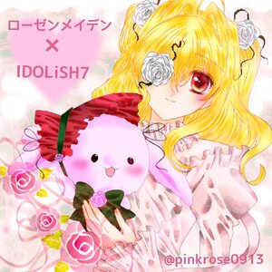 Rating: Safe Score: 0 Tags: 1girl blonde_hair dress eyepatch flower hair_flower hair_ornament image kirakishou long_hair pink_flower pink_rose red_eyes red_rose ribbon rose smile solo stuffed_animal thorns white_flower white_rose yellow_flower yellow_rose User: admin
