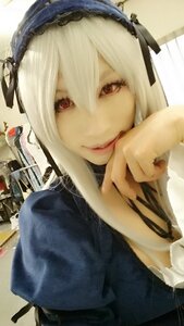 Rating: Safe Score: 0 Tags: 1girl 3d closed_mouth frills hairband lips looking_at_viewer puffy_sleeves red_eyes ribbon silver_hair solo suigintou User: admin