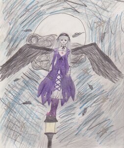 Rating: Safe Score: 0 Tags: 1girl dress image short_hair solo standing suigintou thighhighs wings User: admin