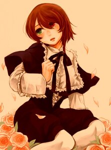 Rating: Safe Score: 0 Tags: 1girl auto_tagged bad_id bad_pixiv_id blush dress flower frills green_eyes hair_over_one_eye heterochromia image long_sleeves mishima_ssuru pantyhose petals pink_flower pink_rose purple_rose red_eyes red_flower red_hair red_rose rose rose_petals rozen_maiden short_hair sitting solo souseiseki suiseiseki thorns white_rose yellow_flower yellow_rose User: admin
