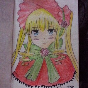 Rating: Safe Score: 0 Tags: 1girl auto_tagged bangs blonde_hair blue_eyes blush bonnet bow bowtie dress drill_hair flower green_bow green_neckwear image long_hair long_sleeves looking_at_viewer marker_(medium) photo pink_flower pink_rose rose shinku sidelocks solo traditional_media twin_drills twintails upper_body User: admin