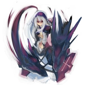 Rating: Safe Score: 0 Tags: 1girl black_dress commentary_request dress flower frilled_sleeves frills full_body hairband image kanikama lolita_hairband long_hair long_sleeves looking_at_viewer red_eyes rose rozen_maiden silver_hair simple_background sleeves_past_wrists solo suigintou white_background wide_sleeves wings User: admin