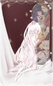 Rating: Safe Score: 0 Tags: blonde_hair dress elbow_gloves flower green_eyes image long_hair multiple multiple_girls sitting tagme very_long_hair white_dress white_hair User: admin