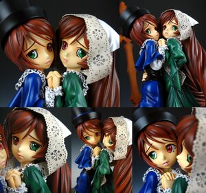 Rating: Safe Score: 0 Tags: 1girl brown_hair doll frills green_eyes hat head_scarf heterochromia holding_hands interlocked_fingers long_sleeves looking_at_viewer multiple_dolls red_eyes smile souseiseki suiseiseki tagme twins User: admin