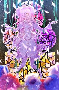 Rating: Safe Score: 0 Tags: 1girl dress frilled_dress frills image kaname_madoka kirakishou long_hair petals pink_hair smile solo two_side_up ultimate_madoka very_long_hair white_dress wings yellow_eyes User: admin