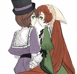 Rating: Safe Score: 0 Tags: 2girls bad_id bad_pixiv_id brown_hair capelet dress green_dress green_eyes hat image incest long_hair long_sleeves mksm multiple_girls pair rozen_maiden short_hair siblings sisters souseiseki suiseiseki top_hat twins very_long_hair User: admin
