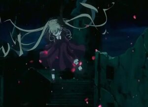 Rating: Safe Score: 0 Tags: 1girl black_dress dark dress floating_hair image long_hair long_sleeves shinku solo very_long_hair User: admin
