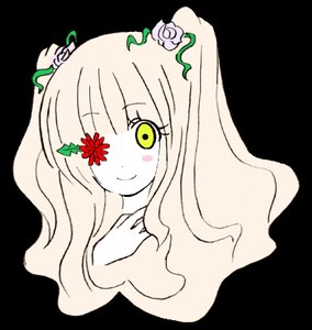 Rating: Safe Score: 0 Tags: 1girl flower hair_flower hair_ornament image kirakishou leaf long_hair plant smile solo thorns transparent_background vines User: admin