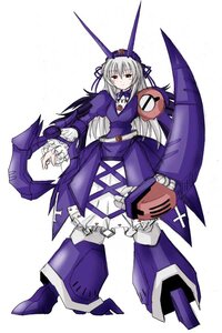 Rating: Safe Score: 0 Tags: 1girl artist_request baund_doc belt cross dress eyebrows_visible_through_hair flower frills full_body gundam hairband image inverted_cross long_hair long_sleeves looking_at_viewer mecha mecha_musume red_eyes rose rozen_maiden silver_hair solo standing suigintou umbrella wings zeta_gundam User: admin