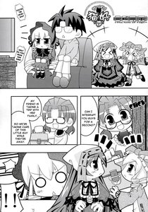 Rating: Safe Score: 0 Tags: !? 1boy >_< chibi comic doujinshi doujinshi_#109 glasses greyscale image monochrome multiple multiple_girls User: admin