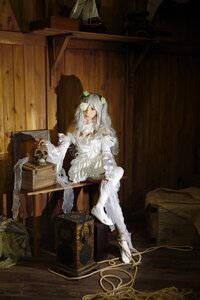 Rating: Safe Score: 0 Tags: 1girl closed_eyes dress hair_ornament indoors kirakishou long_hair sitting solo User: admin