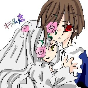 Rating: Safe Score: 0 Tags: 2girls blush brown_hair costume_switch eyepatch flower image multiple_girls oekaki rose short_hair souseiseki User: admin