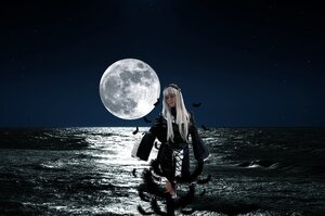 Rating: Safe Score: 0 Tags: 1girl dress full_moon long_hair moon night night_sky sky solo star_(sky) starry_sky suigintou User: admin