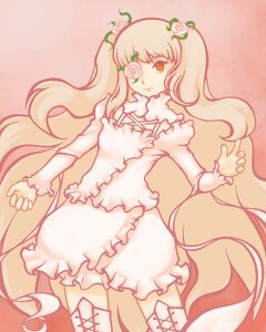 Rating: Safe Score: 0 Tags: 1girl auto_tagged dress eyepatch flower frills hair_flower hair_ornament image kirakishou long_hair long_sleeves pink_hair rose smile solo thorns very_long_hair vines User: admin