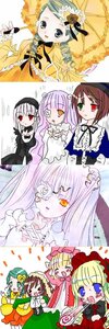 Rating: Safe Score: 0 Tags: 6+girls blonde_hair blue_eyes bow brown_hair dress drill_hair everyone frills green_eyes green_hair hairband hat heterochromia hina_ichigo image kanaria long_hair long_sleeves looking_at_viewer multiple multiple_girls pink_bow pink_hair red_eyes shinku short_hair siblings silver_hair sisters smile souseiseki suigintou suiseiseki tagme twintails very_long_hair wings User: admin