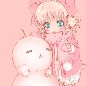 Rating: Safe Score: 0 Tags: 1girl aqua_eyes bangs blonde_hair blush dress frills hina_ichigo hinaichigo image long_sleeves looking_at_viewer pink_background pink_bow pink_theme simple_background solo User: admin